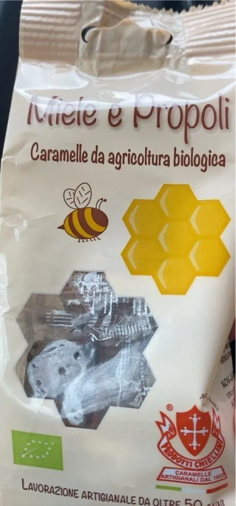 Miel y propoli caramelos