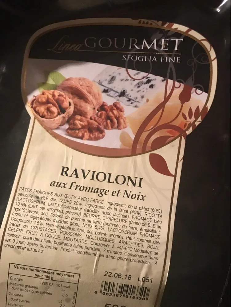 Ravioloni aux fromage et noix