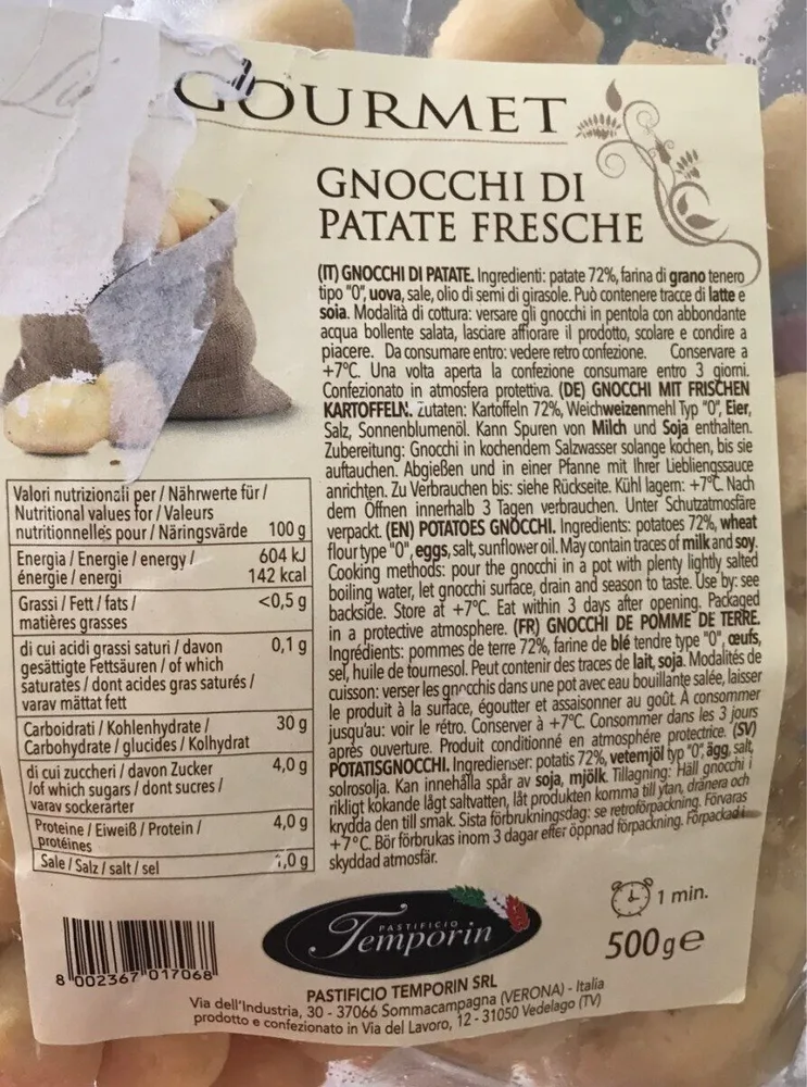 GNOCCHI DI PATATE FRESH
