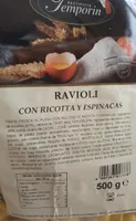 Ravioli con ricotta y espinacas