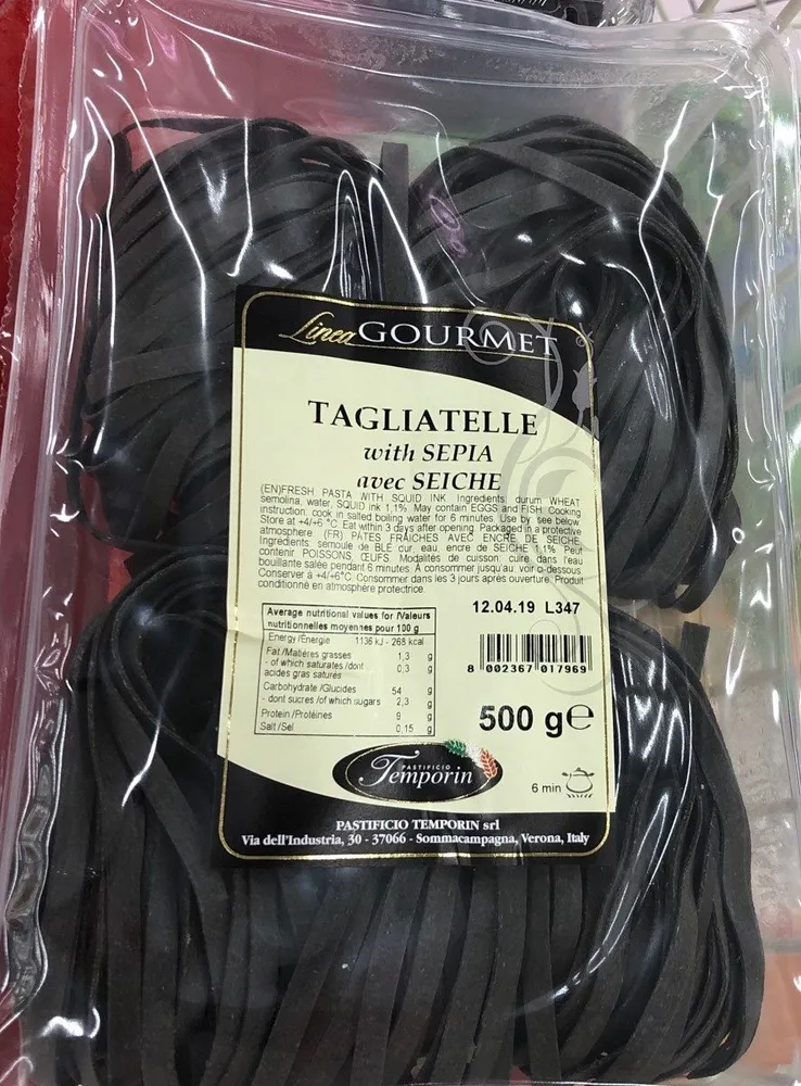 TAGLIATELLE with SEPIA