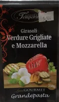 Verdure grigliate e mozzarella