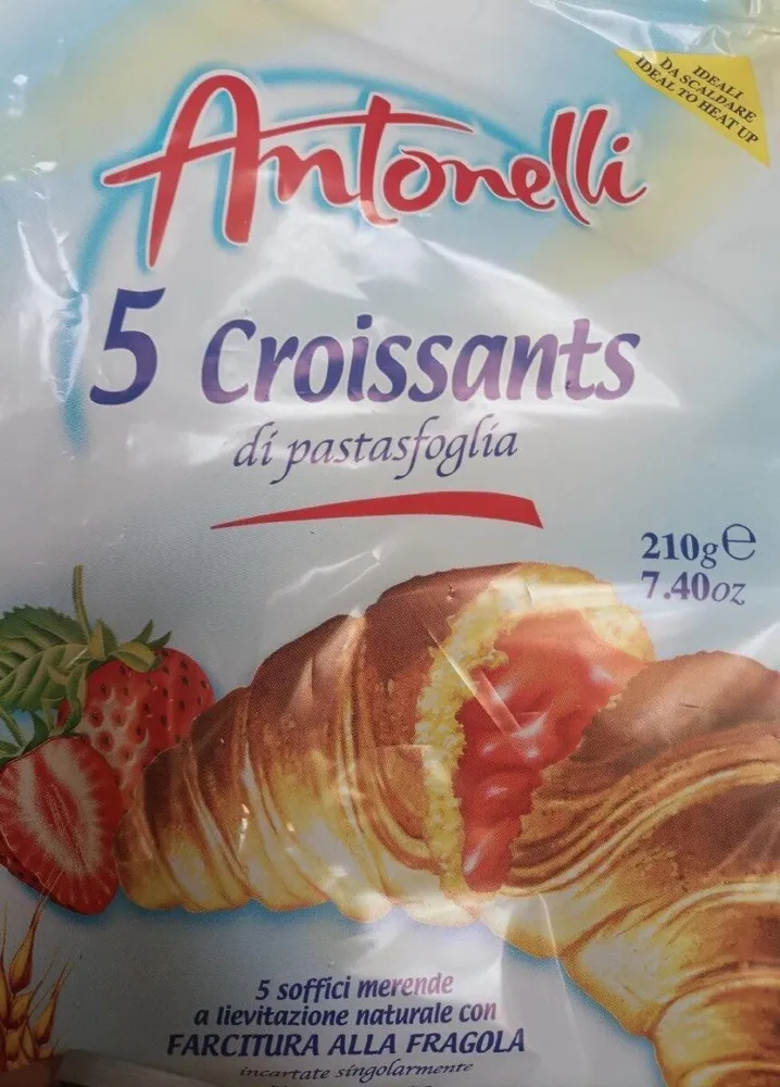 5 croissants di pastasfoglia