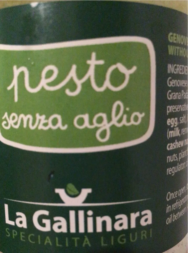 Pesto senza aglio