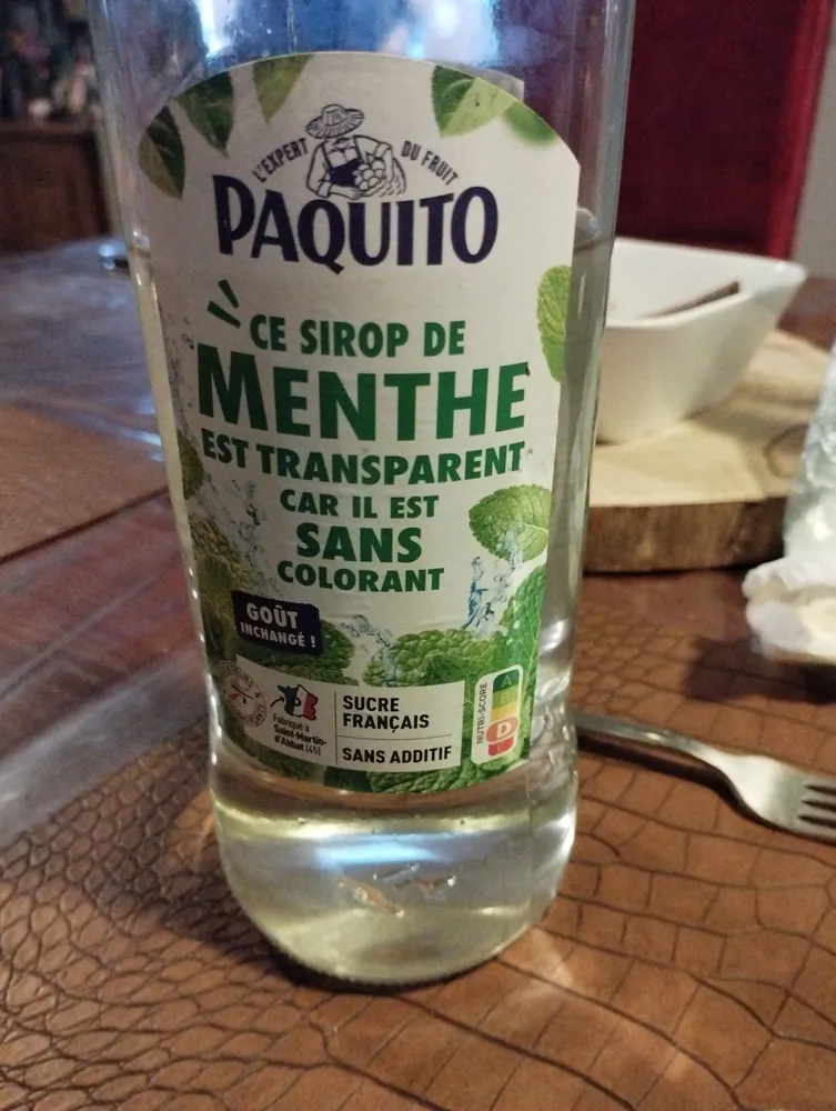 Sirop de menthe