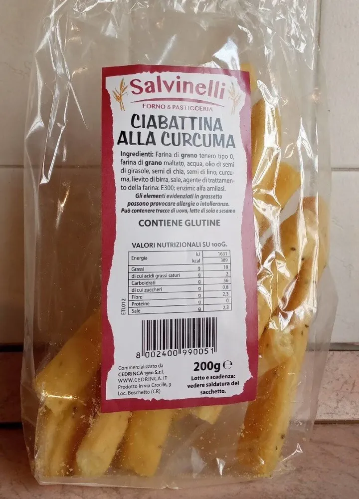 Ciabattina alla curcuma