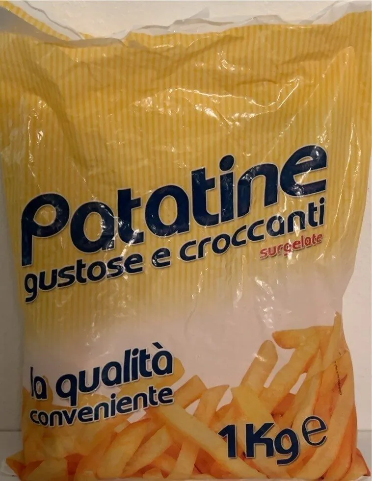 Patatine prefritte e surgelate