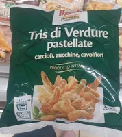 Tris di verdure pastellate
