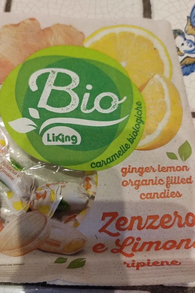 Ginger Lenin organico filled candies