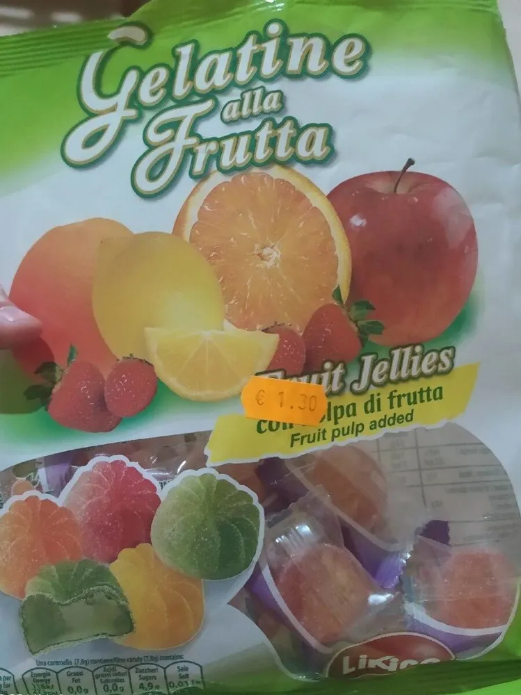 gelatine alla frutta