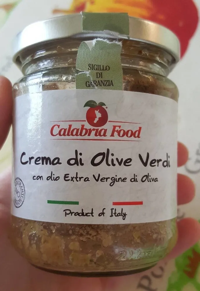 Crema di olive verdi