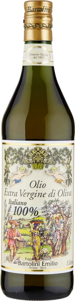 Olio extra vergine di oliva italiano litro