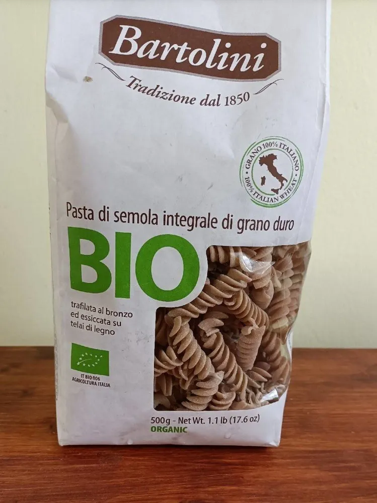 Pasta di semola integrale di grano duro