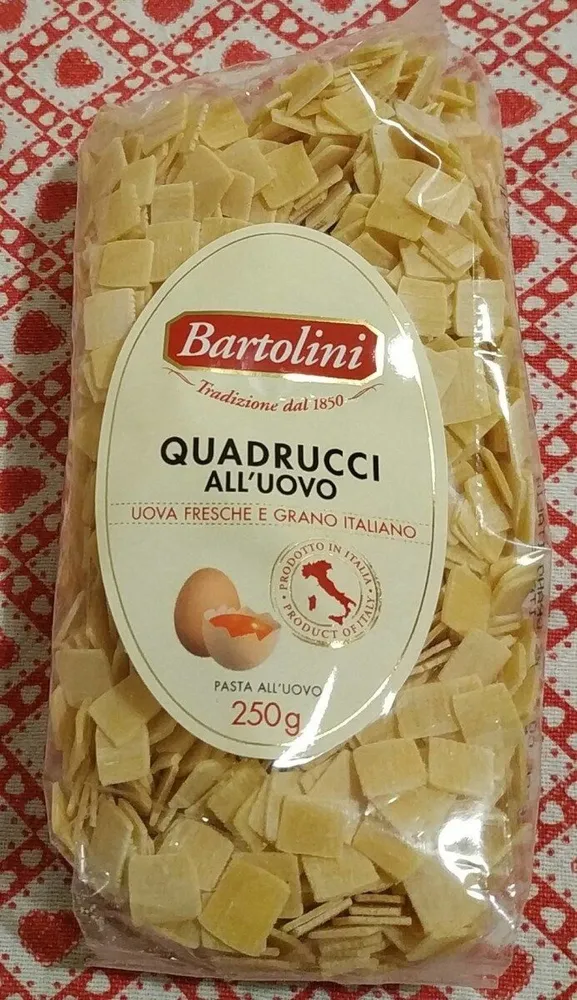 Quadrucci all'uovo