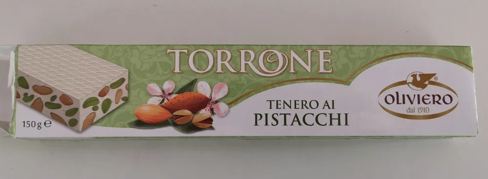 Torrone tenero ai pistacchi