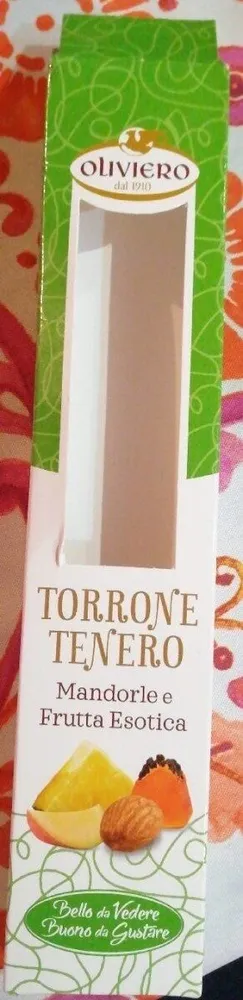 Torrone mandorle e frutta esotica