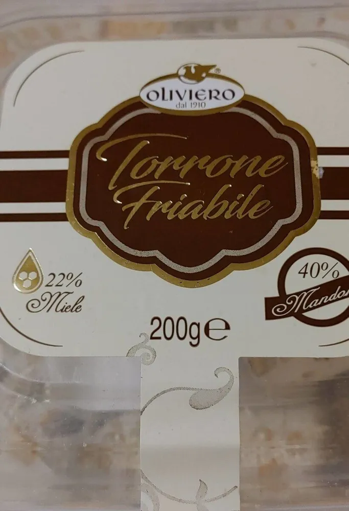 Torrone friabile