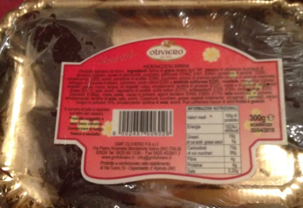 Mostaccioli ripieni
