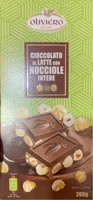 Cioccolato al latte con nocciole intere