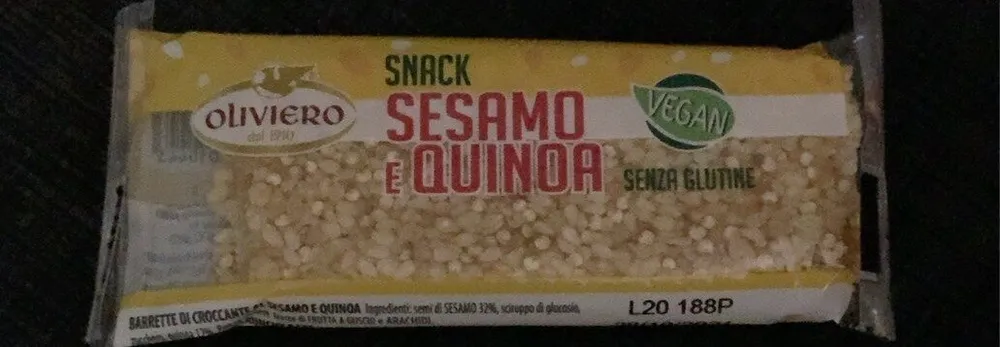 Snack sesamo e quinoi