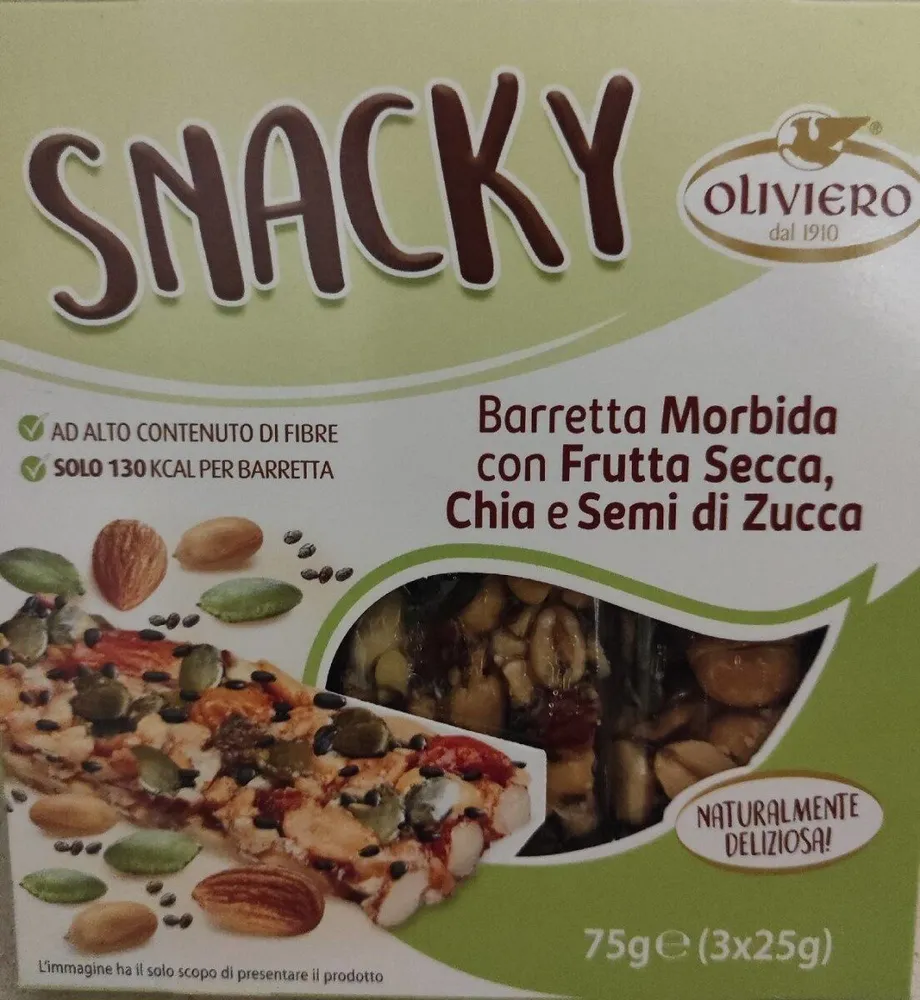 Barretta morbida con frutta secca, Chiaia e semi di zucca