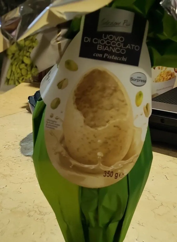Uovo cioccolato bianco
