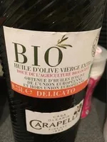 Huile bio d'olive vierge extra Delicato Carapelli
