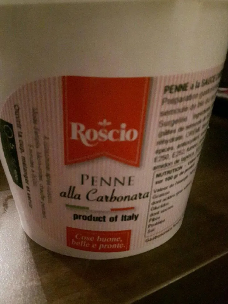 Penne al carbonara