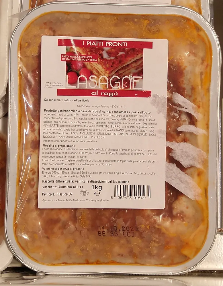 Lasagne al ragù