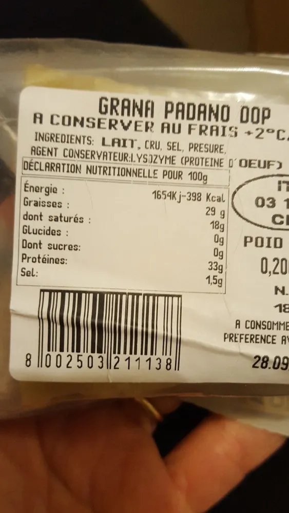 Ambrosi Grana Padano Parmesan Cheese