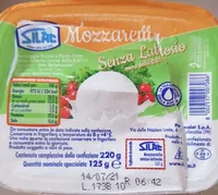 Mozzarella senza lattosio