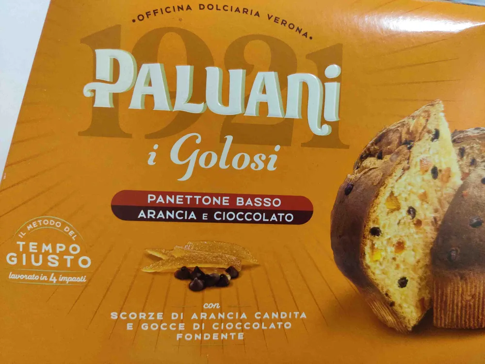 Panettone basso arancia e cioccolato