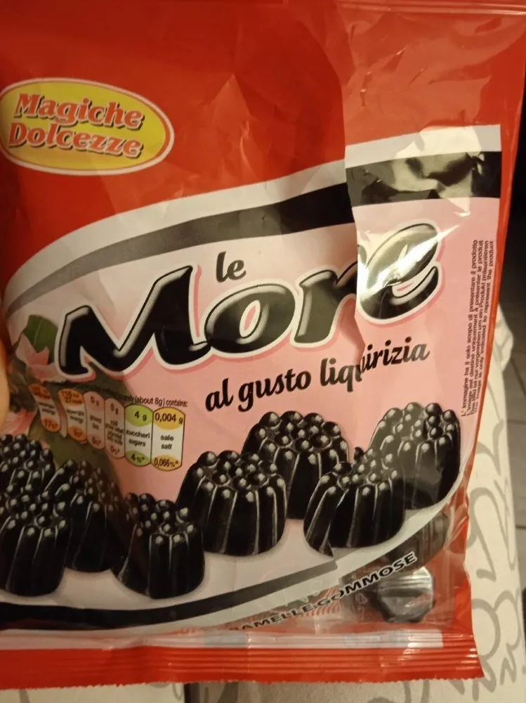 Le more al gusto liquirizia
