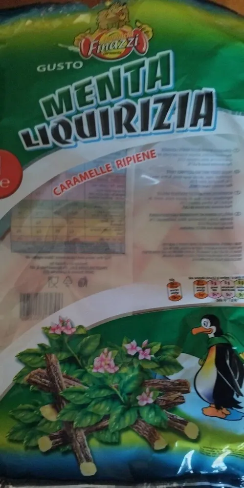 Caramelle ripiene Menta e Liquirizia