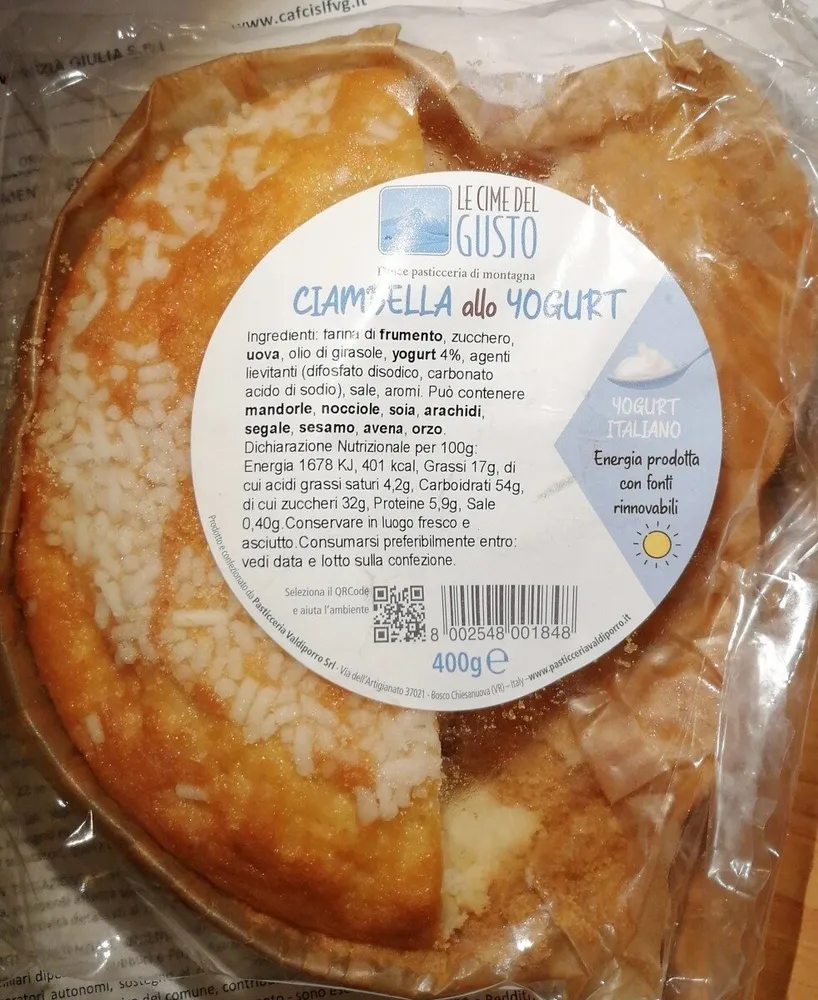 CIAMBELLA ALLO YOGURT