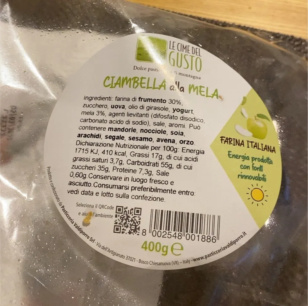 ciambella alla mela