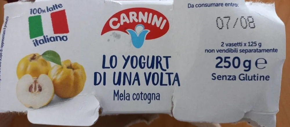 Lo yogurt di una volta  mela cotogna