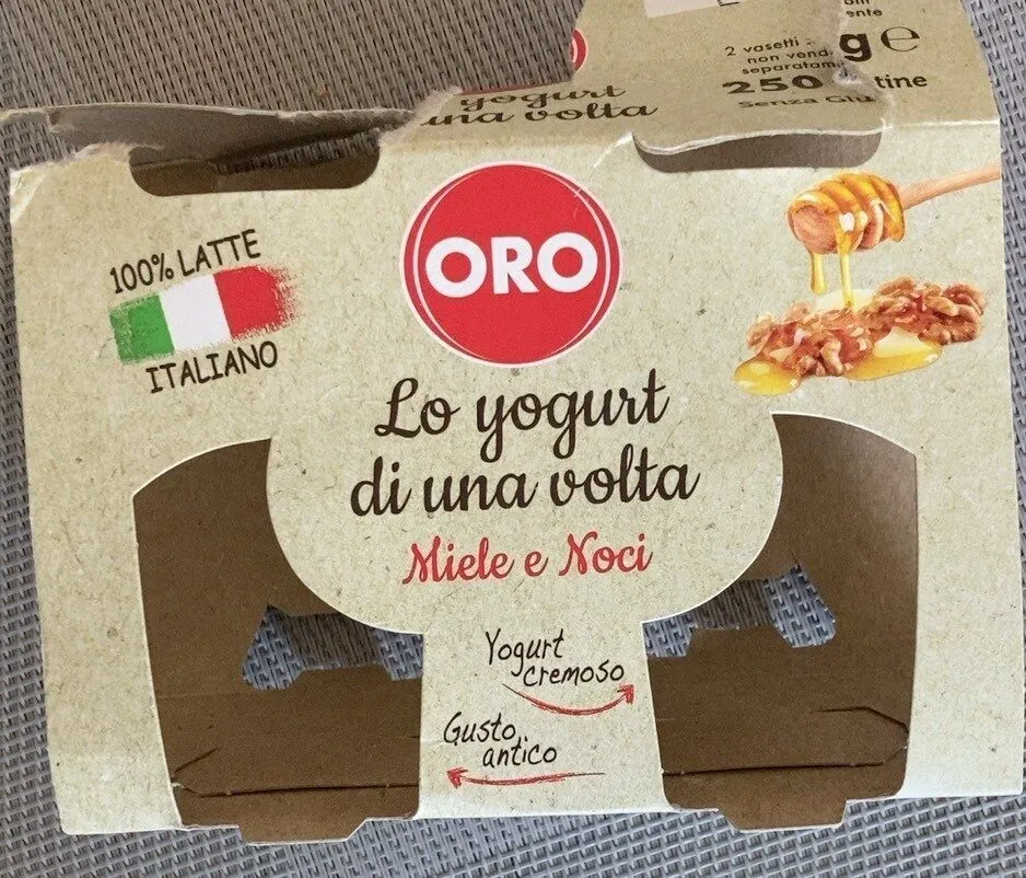 lo yogurt di una volta, miele e noci