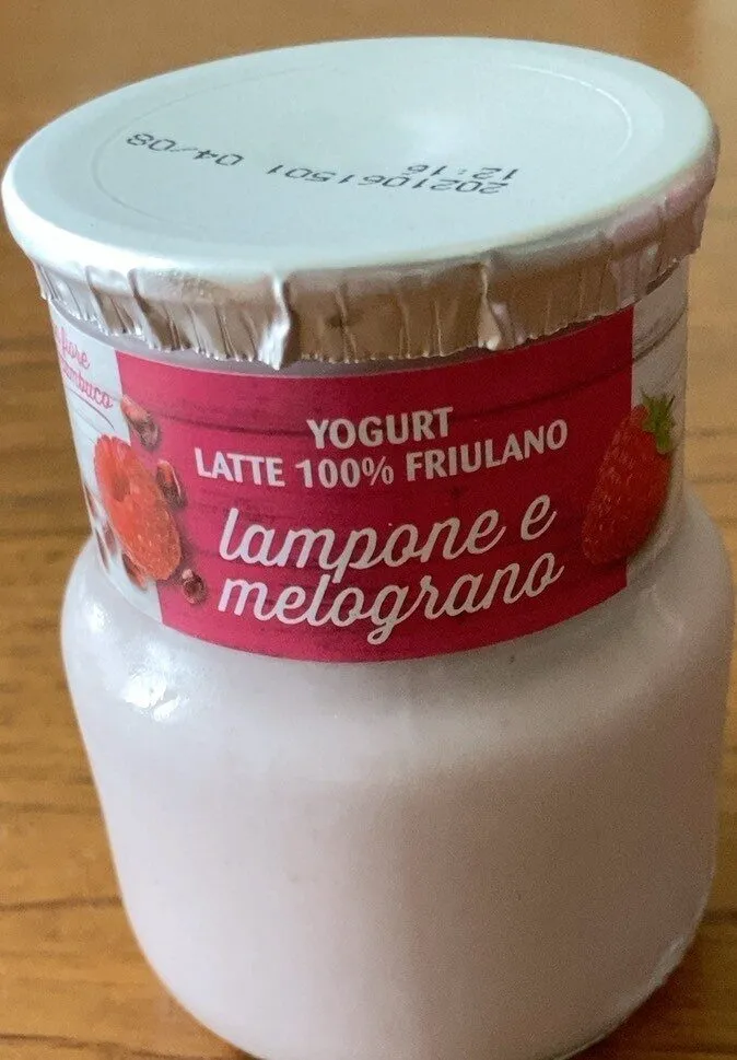 Yogurt lampone e melograno