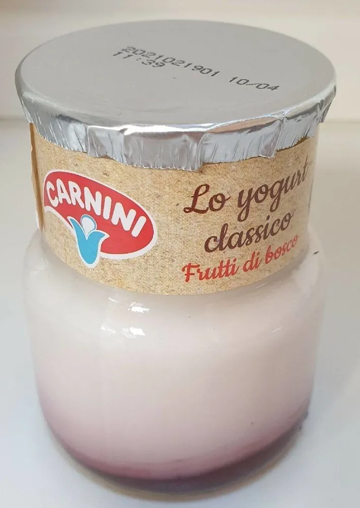 Lo yoghurt classico - frutti di bosco