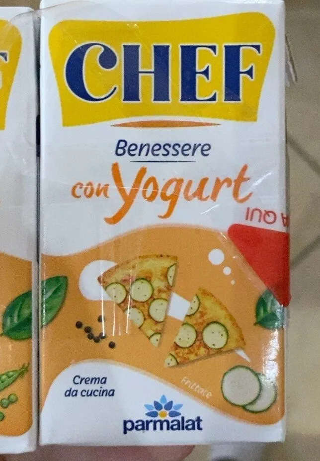 Chef benessere con yogurt