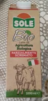 Latte bio parzialmente scremato
