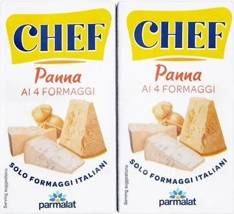 Flavoured Cooking Cream 4 Cheeses 2 x (250ml)
