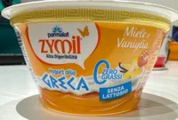 Zymil Yogurt alla greca 0% miele e vaniglia