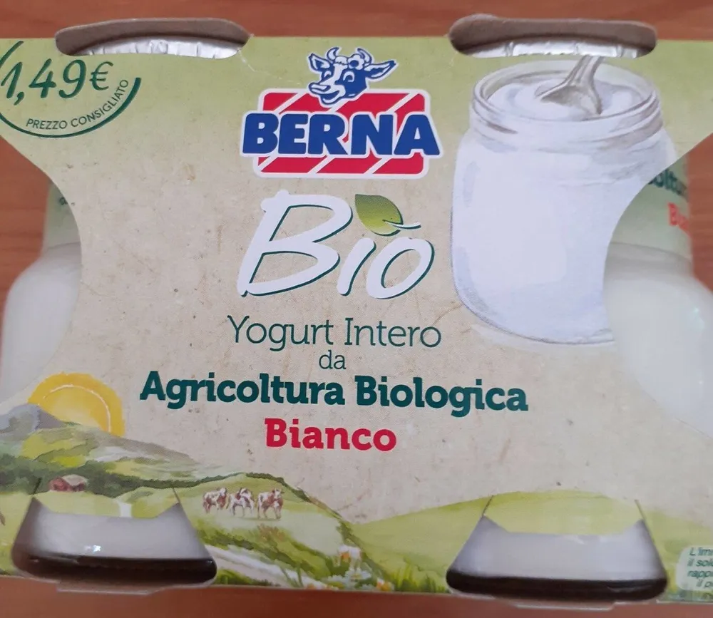 Yogurt intero bio Berna