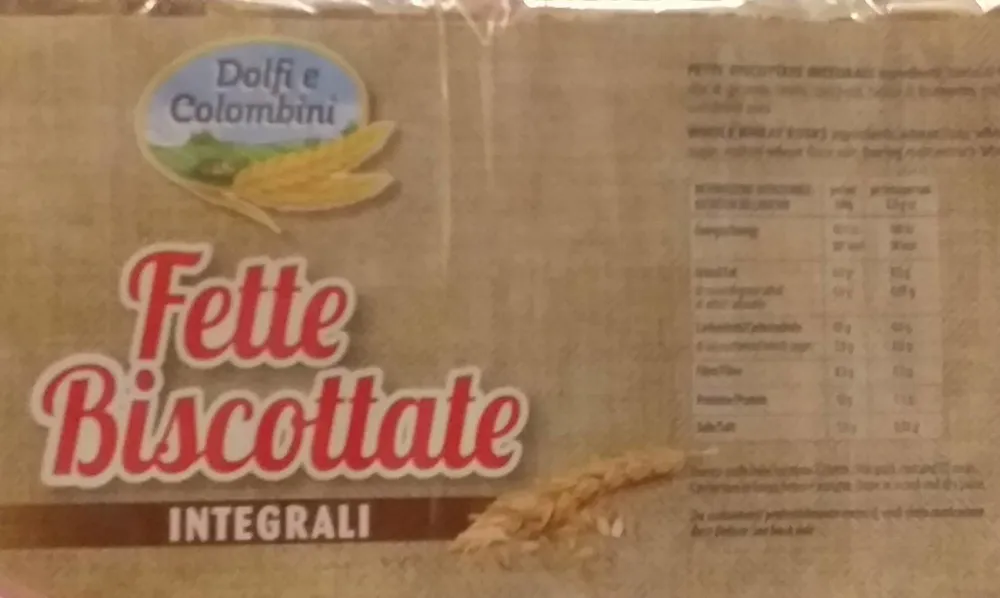 Fette biscottate integrali