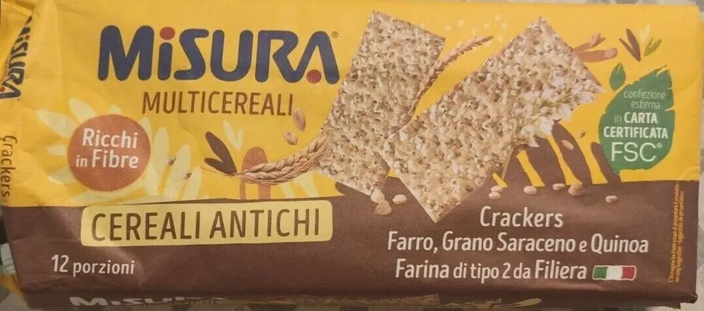 Crackers cereali antichi