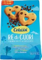 Re di cuori con maxi gocce di cioccolato
