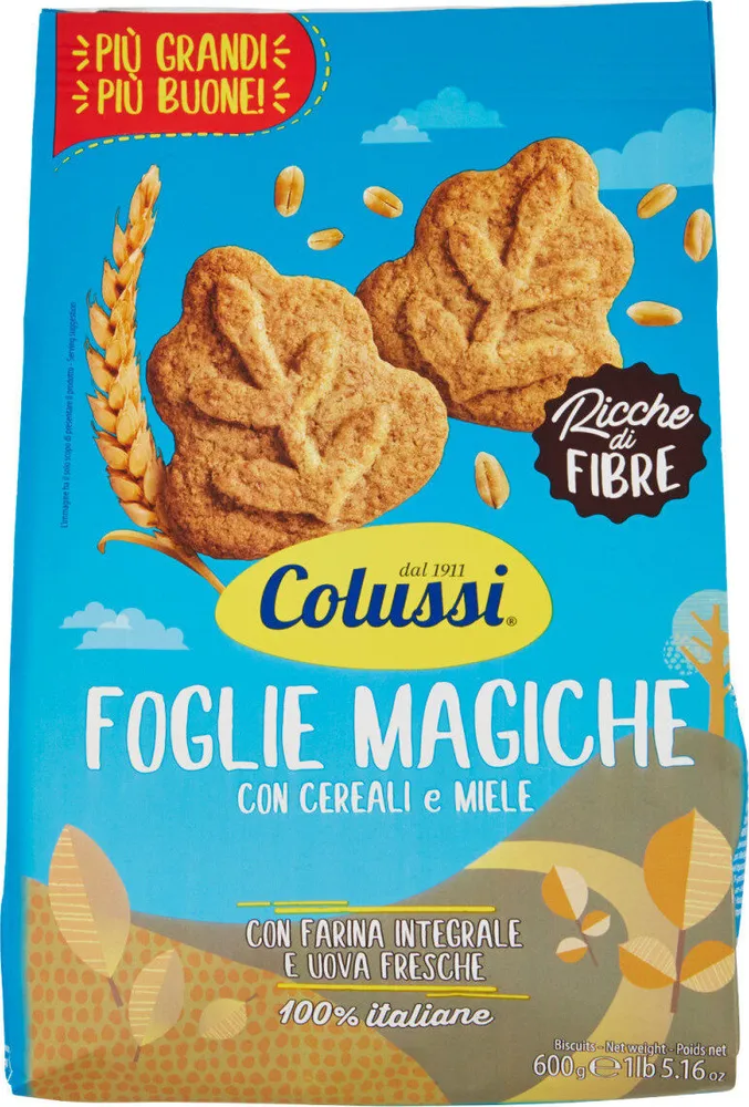 Foglie magiche con cereali e miele