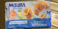 Misura DOLCESENZA Cornetti all’albicocca